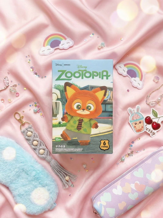 Zootopia - Boîte Surprise Pendentif Peluche Disney x Miniso